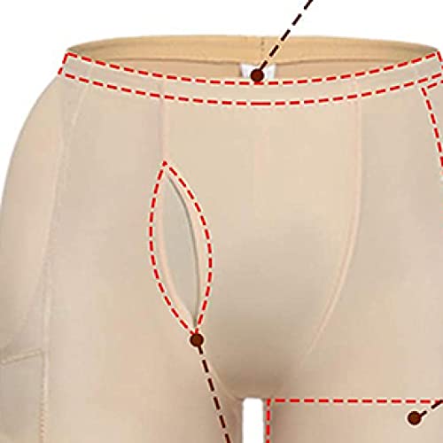 Bóxer moldeador de cuerpo masculino con almohadillas extraíbles para realzar glúteos 2