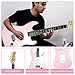 Soulmate 39 Inch Full Size Electric Guitar Starter Kit for Beginners Solid Body, HSS Pickups with 15W Amp, Gig Bag, Capo, Strap, Strings, Cable, Picks (Right-Handed,Pink)
