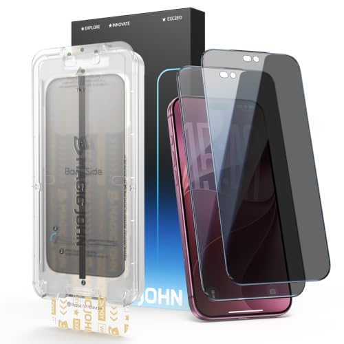 MAGIC JOHN 3rd Gen for iPhone 18 Pro Max AR Privacy Screen Protector 2-Pack - image 1