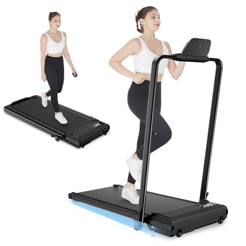 ANCHEER Treadmill with Incline, 7.5MPH, Folding, 350 lb Max
