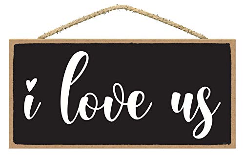 I Love Us Sign - Love Signs for Home Decor - Love Decor - Love Wall Decor - Bedroom Wall Decor for Couples - Signs for Home Decor Wall