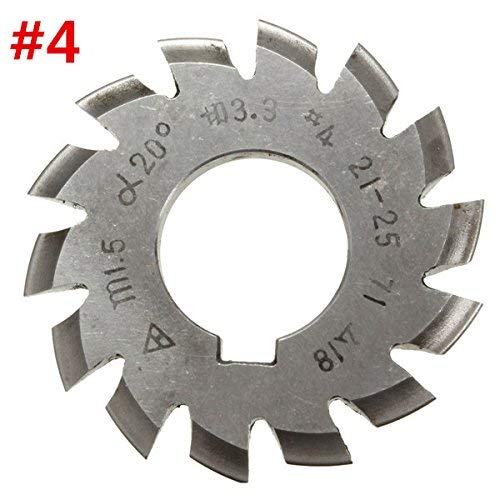 EsportsMJJ Module 1,5 Pa20 Bore 22 Mm #1-8 HSS Fraise-6#