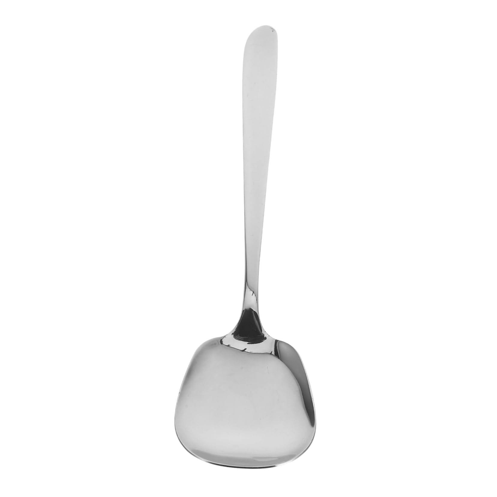 Anneome Large Stainless Steel Serving Spoon for Catering Buffet Dining Long Handle Food Serving Utensil High Capacity Sturdy Design for Efficient Self Service and Banquet Operations