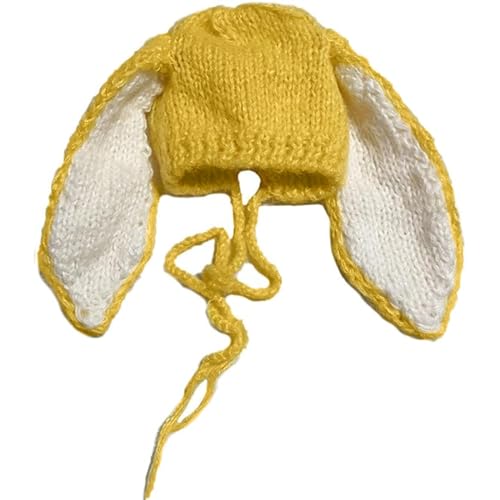 Image of BabyMoon Knit Big Rabbit Ears Baby Kids Cap Hat | Baby Photoshoot Props | 0 to 2 Months |