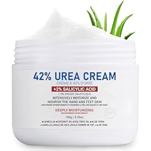 Urea Foot Cream, Large Capacity Foot Cream For Dry Cracked Feet, Deep Moisturizing Cracked Heel Repair Cream For Heels, Feet, Knees, Elbows, Hands, Scab Remover, 150ML