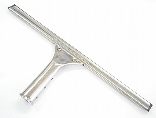 エトレのガラス掃除プロ用ツール 【 スタンダードスクイジー(ステンレス) 12"(30cm)セット 】 “プロ用道具は品質が違います”