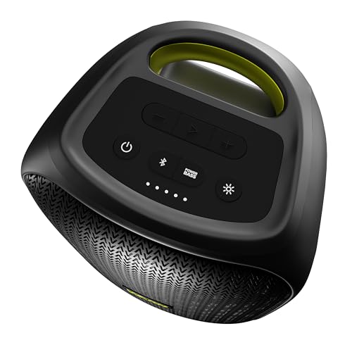 WAAW by ALOK Caixa de Som INFINITE 100 Bluetooth, Tipo Torre, Até 14h de Autonomia, 4 Alto-Falantes, TWS, 100W RMS glide