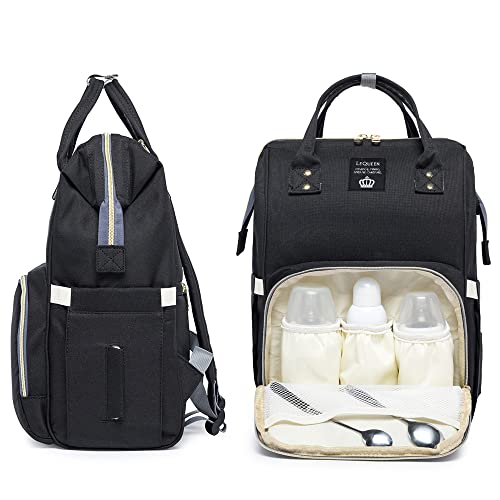 Mochila Bolsa Maternidade Lequeen Original Impermeável Porta mamadeira Menina Menino 5 Mochila Bolsa Maternidade Lequeen Original Impermeável Porta mamadeira Menina Menino - Imagem 5