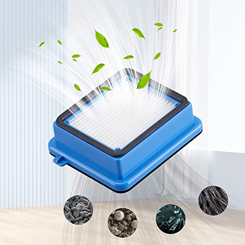 7 Stück Filter Zubehörset für AEG ASKW1 / QX8-2 / QX7 / QX6 Staubsauger Ersatzteile Beinhaltet 3 Vormotorfilter 3 Hygienefilter 1 Reinigungsbürste