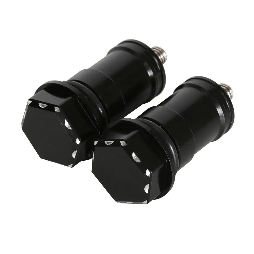 Monkey125 - Bullone esagonale CNC compatibile con Monkey 125 2018-2025, gancio in alluminio per moto, viti per sedile, coperchio del telaio, copertura decorativa (nero)