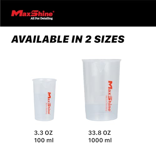 Vaso medidor Maxshine 1000 ml transparente miniatura 3