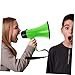 UPKOCH Megaphone Speaker Blue Megaphone Tiny Megaphone Speaker Horn Megaphone Mini Musical Coil Plasma Speaker Mini Megaphone Cheer Megaphone Loud Cup Tumbler Horn Bullhorn Green Abs