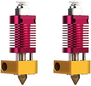 Creality Ender 3 Hotend,Assembled Extruder Metal Hotend Kit for Ender 3 / Ender 3 V2 / Ender 3 pro, 3D Printer Hot end Kit Parts for MK8 Nozzles (2PCS)