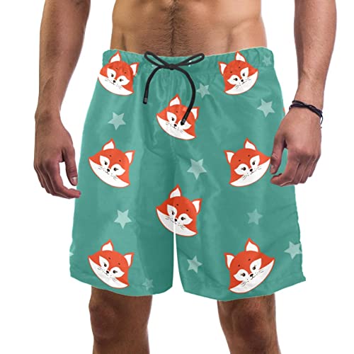 Maillots de bain pour hommes anti humidité short de plage renard
