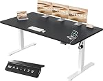 JUMMICO – JUMMICO Höhenverstellbarer Schreibtisch 180 x 80 cm, USB-A-A