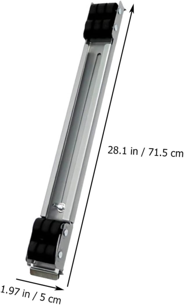 ARTIBETTER 2pairs Appliance Trolley Stand Heavy-duty Washing Machine Refrigerator Base Device Lock Wheels Support for Home Moving
