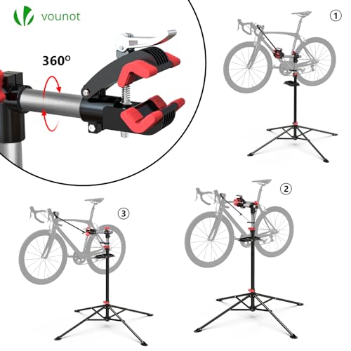 VOUNOT Caballete Bicicleta Portátil