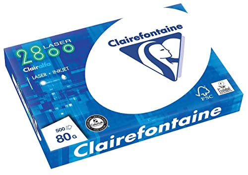 Papier jet d'encre Blanc Clairefontaine CLA1969C pour impressions du quotidien