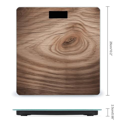 Báscula Digital de Baño con Pantalla LED Clara y Vidrio Templado miniatura 2