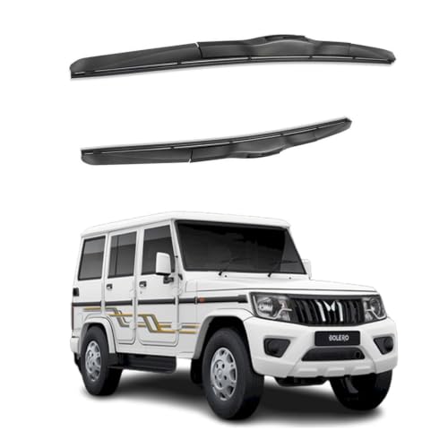 Image of Oshotto Frameless (O.E.M Type) Replacement Wiper Blades Compatible with Mahindra Bolero (16 inch / 16)