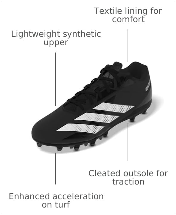 Image of Adidas Men's Adizero Spark, Black /White /Black, 9.5