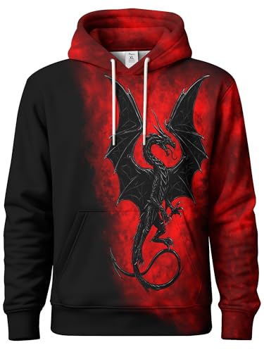 Image of PAGYMO Graphic Hoodies for Men Funny Novelty Pullover Hooded Sweatshirt