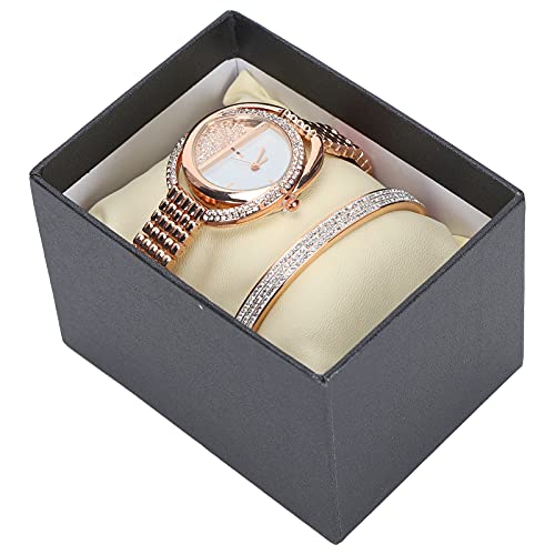 Montre et bracelet femme or rose acier titane montre bracelet tendance