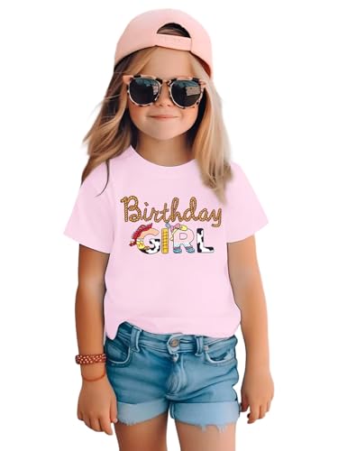 Image of Birthday Girl Shirt I'm The Birthday Girl Tshirt Casual Party Shirts Little Girls B-Day Outfit Tees