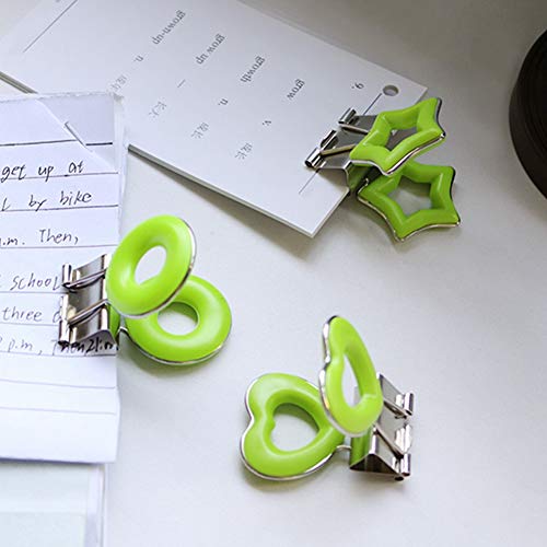 Clipes de papel de tamanho pequeno, pasta de documentos, grampos da pasta, pasta estacionária para s