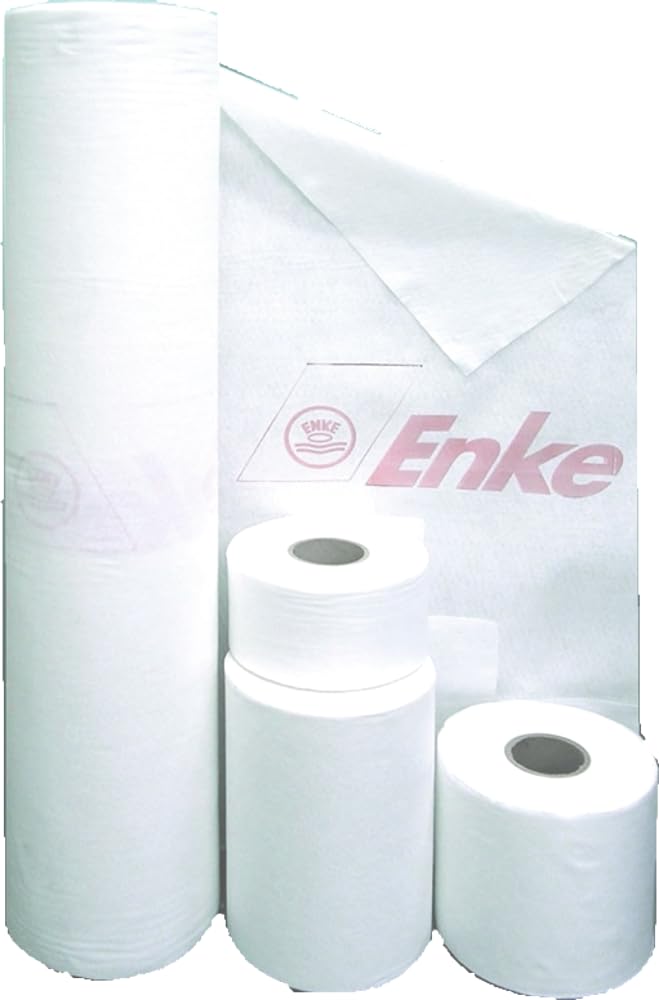 Enke Włóknina Polyflex włóknina do uszczelniania dachów z enkopurą (15 cm x 50 m – 7,5 m²/rolka)