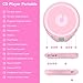 Gueray Portable CD Player with Earphones,CD Discman for Car Home with Anti-Skip Shockproof Protection,Personal CD Music Player with LCD Display Support PROG Memory Function