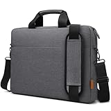 ZYB Laptoptasche 17-17,3 Zoll Laptophülle Laptopaktentasche,Wasserdicht Umhängetasche mit Handgriff für 17-17,3 Zoll Notebook Lenovo V17 I7 Samsung HP Acer Dell ASUS,17.3 MSI Gaming Laptop etc-Grau