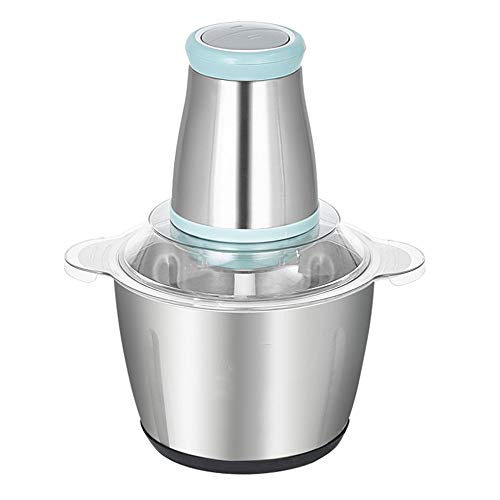Küchenmaschine, Elektro Chopper Mit 3-Liter-Edelstahl-Schüssel, 2-Gang-Mini-Chopper Für Gemüse, Fleisch, Früchte Und Nüsse, Spülmaschine