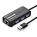Produktbild UGREEN USB C Ethernet Adapter 1000 Mpbs LAN Netzwerk Adapter USB 3.1 Typ C auf RJ45 Gigabit Ethernet Adapter für Macbook Pro, MacBook, Samsung Galaxy S8, Dell XPS 15/ XPS 13, Lenovo Yoga 900, Acer Switch Alpha 12, Google ChromeBook Pixel, HP Spectre, HTC 10, Huawei MateBook / P10 / P9, XiaoMi 6 / Note 2 Schwarz (grau)