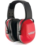 Jackson Safety Noise Reducing, Dielectric, Adjustable Safety Ear Muffs, 26dB NRR, Red, 20774