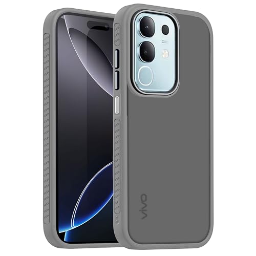 V-TAN Vivo T4X Back Cover, Matte Finish, Gray - Image 2