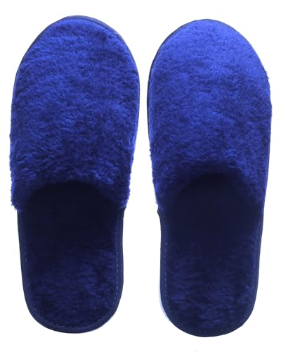 Image of Premium Fur Home Slippers For Women & Men For Winter Capet Slippers for Bedroom Indoor Carpet house slides