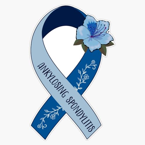 Ankylosing Spondylitis Awareness, Ankylosing Spondylitis Ribbon Sticker Vinyl Decal Car