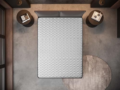 Naturalex - Pack x2 Matratze 80x200 cm Titanium Kaltschaummatratze Härtegrad H2 - Öko-Tex Zertifiziert - Viskoelastischer Schaumstoff + Blauer Latex 7 Zonen Matratze Höhe 24 cm - Made in EU – Bild 5