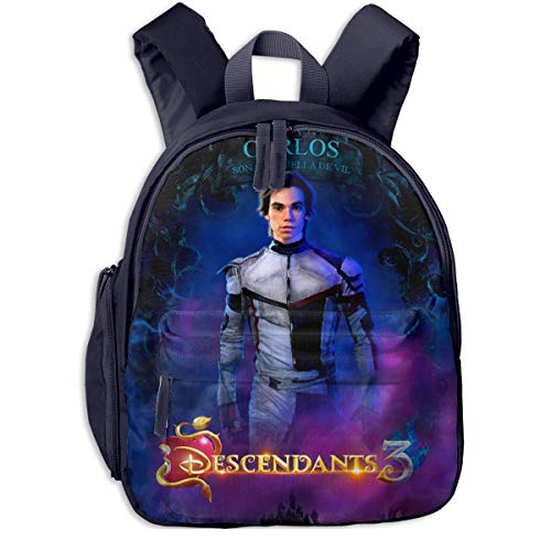 Dfdsf Descendientes 3 Mochila Escolar con Estampado Lindo para niño y niña