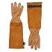 Produktbild FELCO Modell 705 Rosenhandschuhe, extra groß, pannensichere Lederhandschuhe, Wildleder, Gantlet-Schnitt, Rosenschnitt, Schneiden, Schneiden, Gartenarbeiter, Floristen, Gärtner, Spezialist für