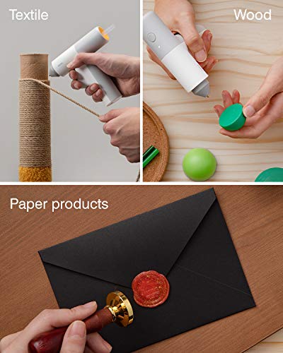 HOTO Hot Glue Sticks, 20 Pcs Glitter Hot Glue Sticks, Glue Gun Sticks, Colored Glue Sticks, 6 Colors for DIY Projects and Arts Crafts DIY Fabric, 5" x 0.28" - Image 5