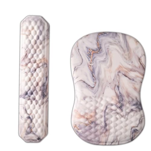 Ergonomic Mouse & Keyboard Wrist Rest Set with Memory Foam