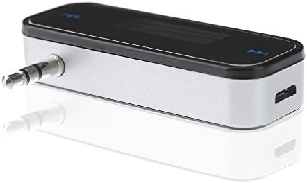 Alisan Universal Wireless FM Transmitter for Car, Hands-free Calling Audio Radio Adapter Kit with 3.5mm AUX Plug, Stream Music for Car Stereo System for iPhone 6 6S Plus, Samsung Galaxy and more