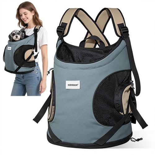 ALLSOPETS Hundetragerucksack, Tragbarer Haustiertragerucksack für Katzen Hunde Welpen, Integrierter Sicherheitsgurt, Ergonomisches Design, Atmungsaktiver Hunderucksack für Motorrad (Islandblau) ALLSOPETS Hundetragerucksack, Tragbarer Haustiertragerucksack für Katzen Hunde Welpen, Integrierter Sicherheitsgurt, Ergonomisches Design, Atmungsaktiver Hunderucksack für Motorrad (Islandblau)