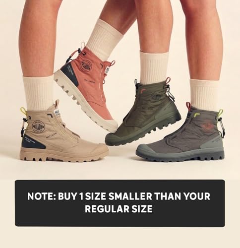 Image of Palladium Unisex Pampa Travel Lite RS Ankle Boots | Lightweight Travel Lite Tech | Durable, Breathable Urban Streetwear Footwear for Outdoor, Travel