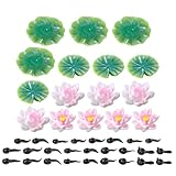 Photo Gallery ifundom 1 set di accessori per laghetto da giardino delle fate, statuette di girini di in miniatura e ninfee galleggianti, fiori di loto, ornamenti in resina per acquari, decorazioni per torte Photo Gallery ifundom 1 set di accessori per laghetto da giardino delle fate, statuette di girini di in miniatura e ninfee galleggianti, fiori di loto, ornamenti in resina per acquari, decorazioni per torte