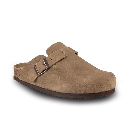 Image of EMMA NEW YORK Womens Clogs Mules Slip-On for Women with Arch Support Cork Footbed Potato Shoes