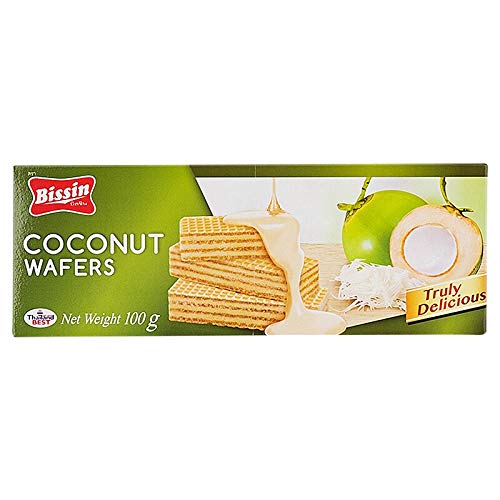 BISSIN Brand, Coconut Wafers 100g X 2 Packs