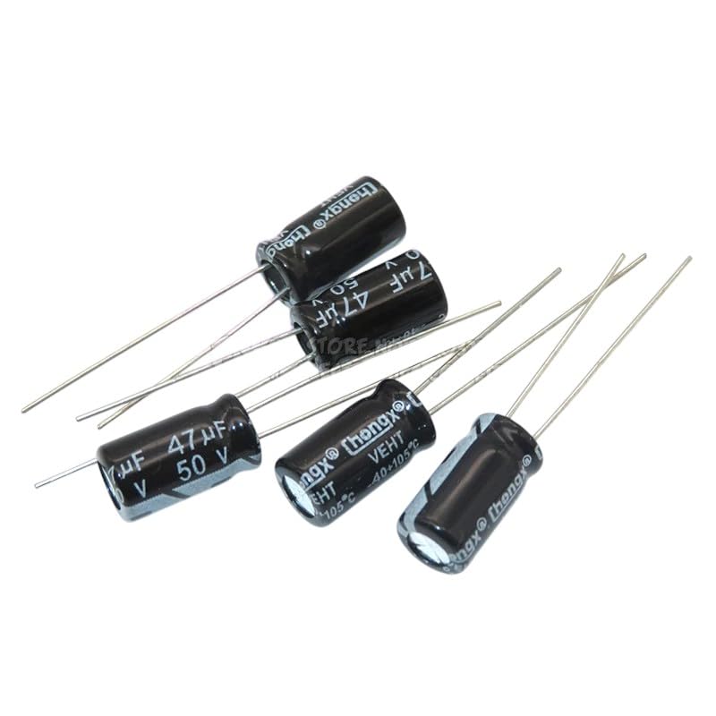 10PCS 50v47uf 47uf50v 6 * 12 50v 47uf 6x12 Electrolytic Ca Capacitor New 2025 for Arrival High Reliable Electronic Component, Precision, Stable Performance